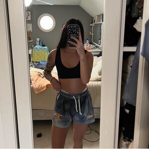 Inaka Power Gray and Black Athletic Shorts